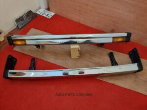 corolla ke70 1983 bumpers, console (brown), B pillar trims (brown), speedo dial and radio delete cover