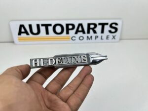 Corolla 1971 1972 Hi-Deluxe trunk lid badge (2)
