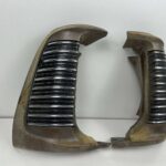 Corolla 1971 - 1974 ke20 te21 te28 fender garnish pair used item (3)