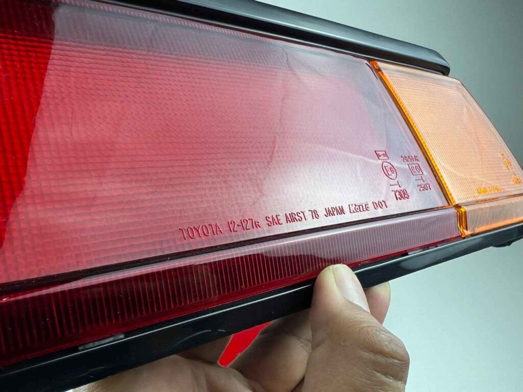 Corolla 1980 1981 KE70 Te72 NOS OEM tail light lenses koito japan (9)