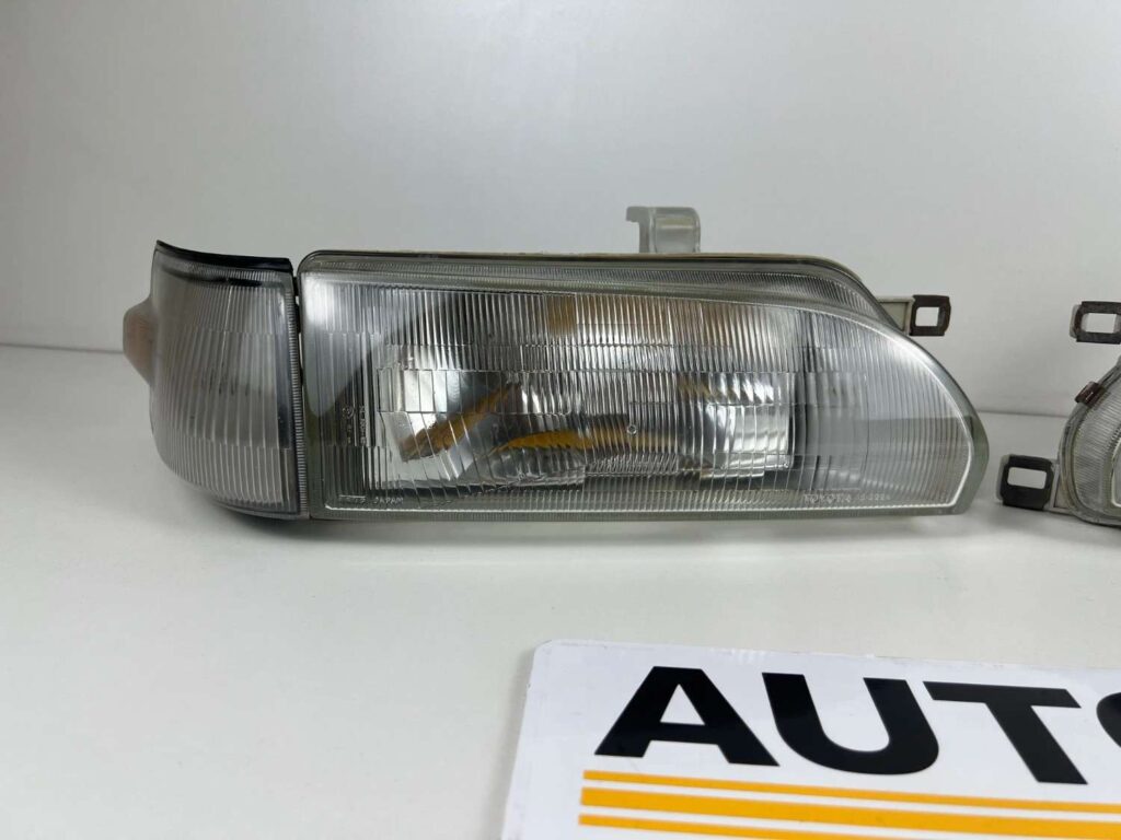 Corolla 1988 1989 1990 1991 AE92 FX GT headlights with parking lights (12)