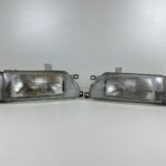 Corolla 1988 1989 1990 1991 AE92 FX GT headlights with parking lights (2)
