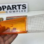 Datsun 720 Pickup Front Bumper Turn Signal Lamp Light Lens Set 26126-02W00 NOS (6)