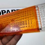 Datsun 720 Pickup Front Bumper Turn Signal Lamp Light Lens Set 26126-02W00 NOS (7)