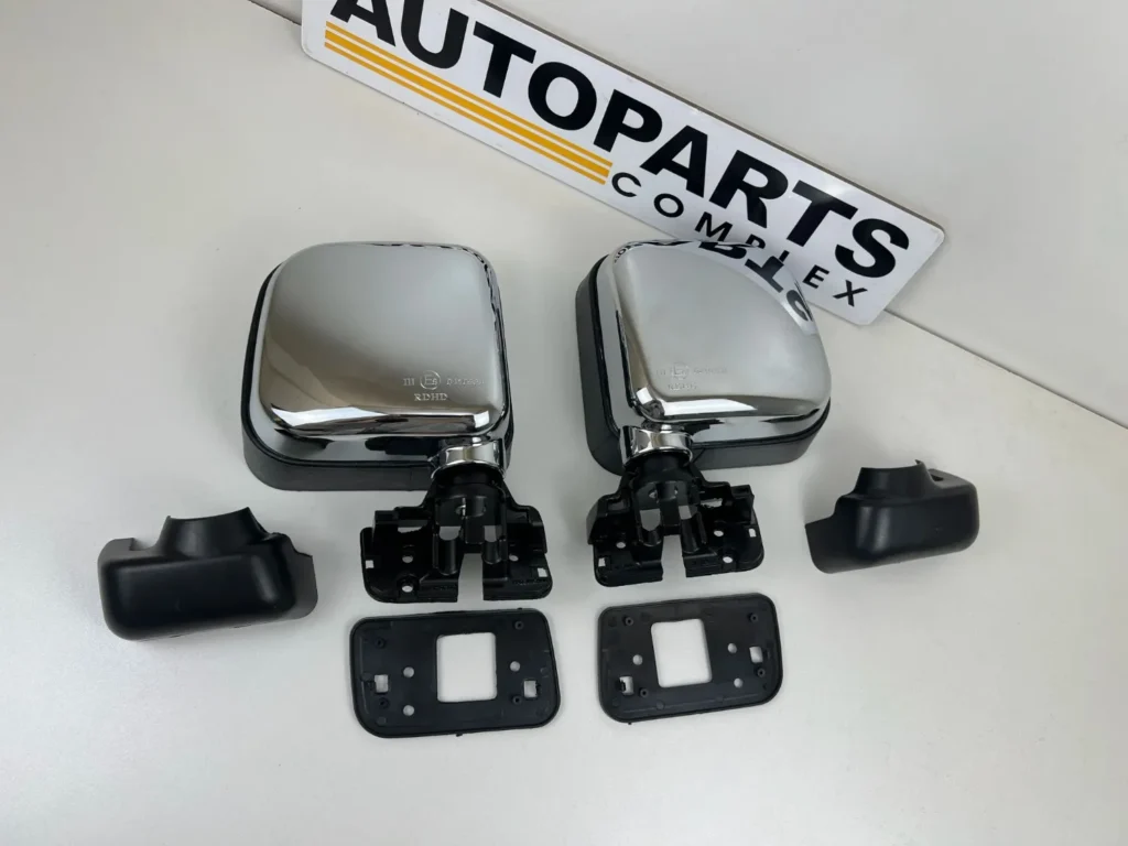 Door chrome mirrors fits Hilux pickup 1984 - 1988 4runner (2)