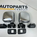 Door chrome mirrors fits Hilux pickup 1984 - 1988 4runner (7)