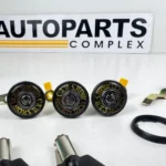 Doors trunk oldschool lock kit - Car show anti theft security locks - Universal fitting (3)