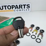 Doors trunk oldschool lock kit - Car show anti theft security locks - Universal fitting (4)