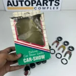 Doors trunk oldschool lock kit - Car show anti theft security locks - Universal fitting (8)