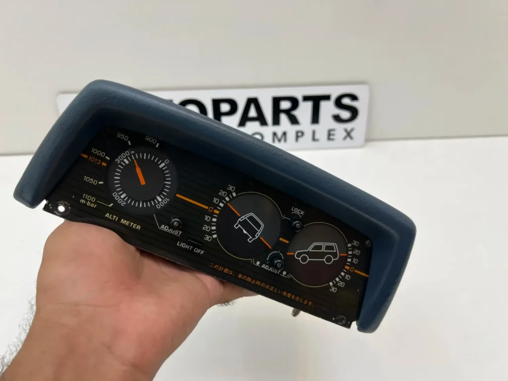 Hilux 4wd OEM JDM blue inclinometer Altimeter for 4runner 1986 1988 (5)