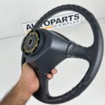 Toyota AE101 Corolla GT Levin OEM Black Leather Steering Wheel (1)