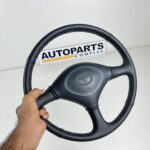 Toyota AE101 Corolla GT Levin OEM Black Leather Steering Wheel (2)