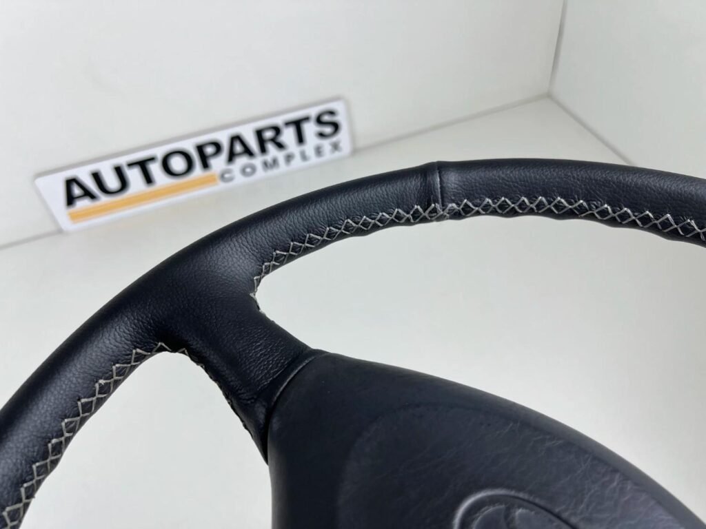 Toyota AE101 Corolla GT Levin OEM Black Leather Steering Wheel (4)