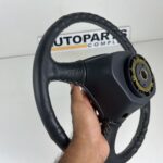 Toyota AE101 Corolla GT Levin OEM Black Leather Steering Wheel (9)