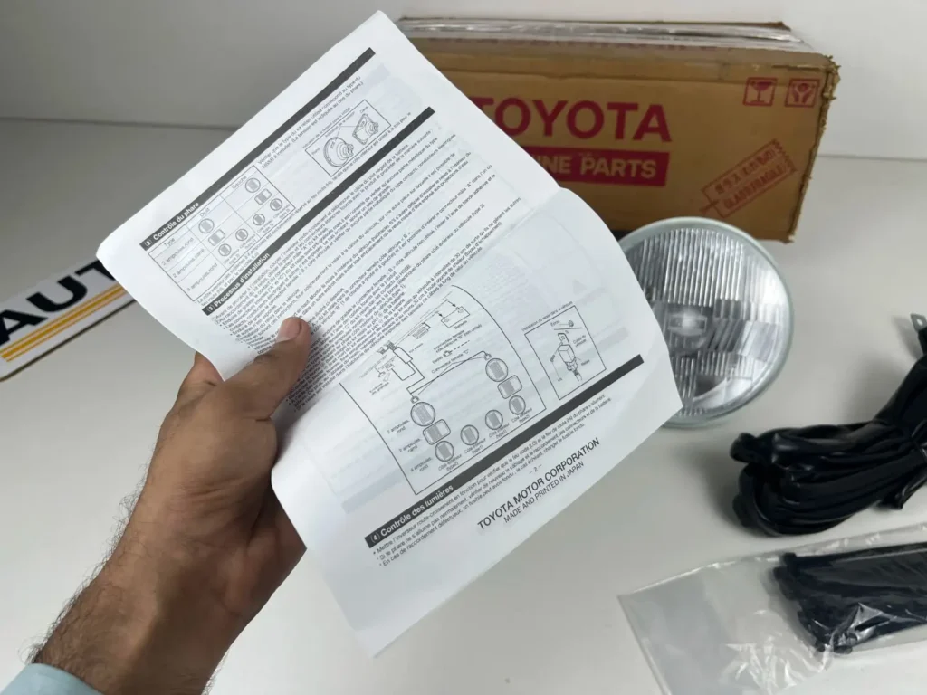 Toyota OEM 7 H4 headlights (12)