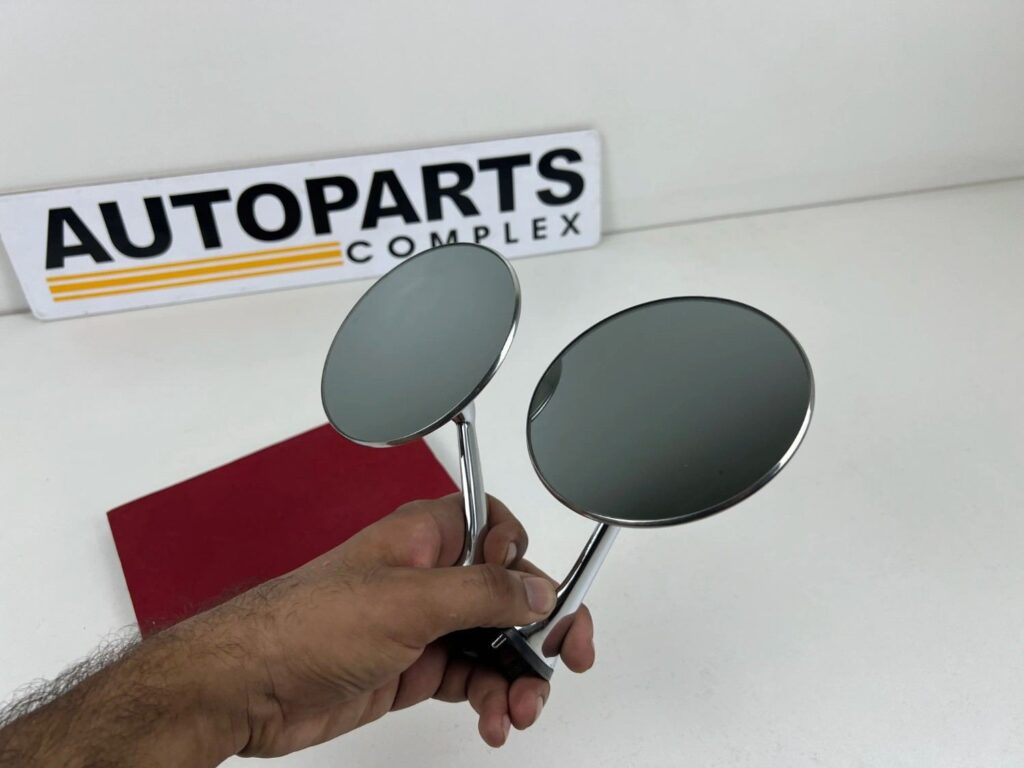 Classic chrome metal side view mirrors (10)