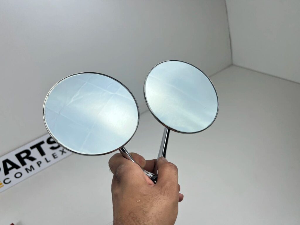 Classic chrome metal side view mirrors (12)