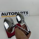 Classic chrome metal side view mirrors (2)