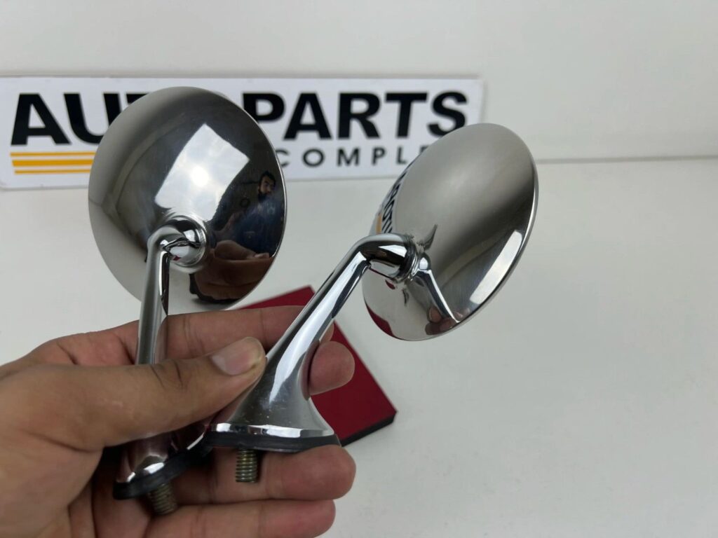 Classic chrome metal side view mirrors (9)
