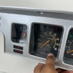 Corolla 1978 1979 rev RPM cluster with dash bezels ke30 ke55 ke35 (7)