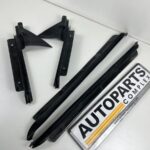 Corolla 1980 - 1983 4-Door Scuff trims rocker plastics (Black) (1)