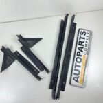 Corolla 1980 - 1983 4-Door Scuff trims rocker plastics (Black) (2)