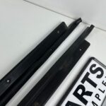 Corolla 1980 - 1983 4-Door Scuff trims rocker plastics (Black) (4)