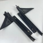 Corolla 1980 - 1983 4-Door Scuff trims rocker plastics (Black) (5)