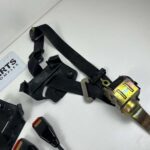 Corolla 1980 - 1983 Front seat belts black OEM (15)