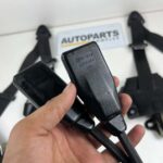 Corolla 1980 - 1983 Front seat belts black OEM (8)
