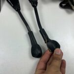 Corolla 1980 - 1983 Front seat belts black OEM (9)