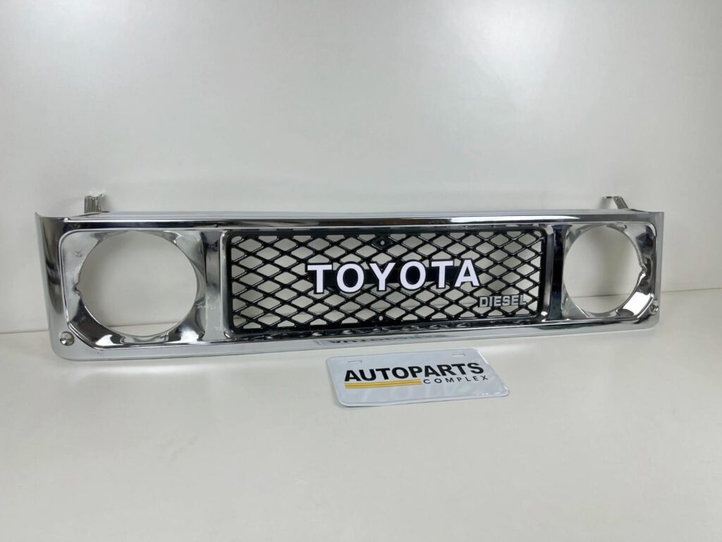 Genuine Toyota Land Cruiser 70 Series Chrome Front Grille BJ70 BJ73 HJ60 Diesel OEM 1985 - 1987 (2)