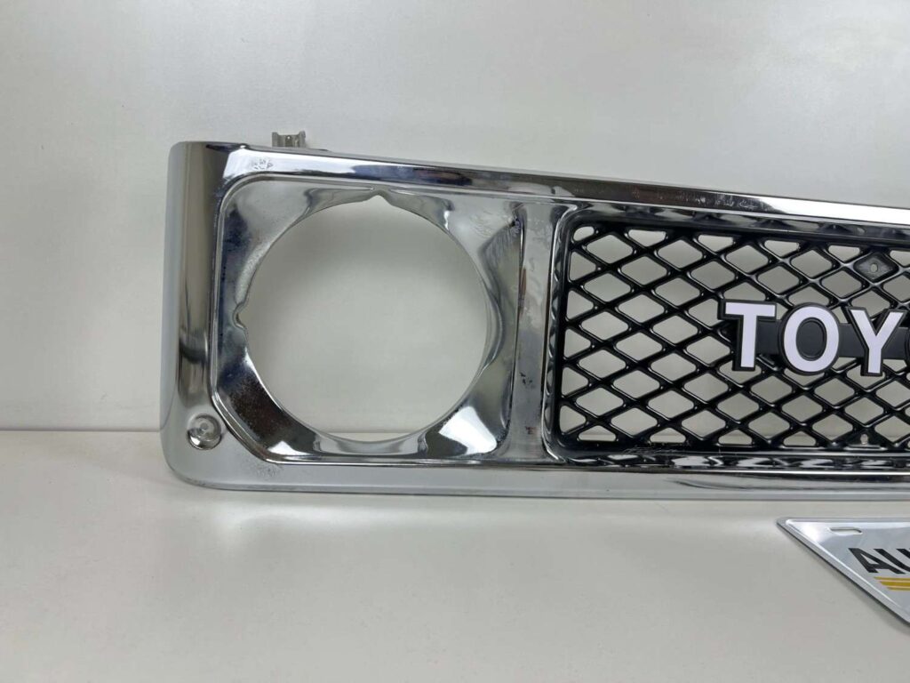 Genuine Toyota Land Cruiser 70 Series Chrome Front Grille BJ70 BJ73 HJ60 Diesel OEM 1985 - 1987 (3)