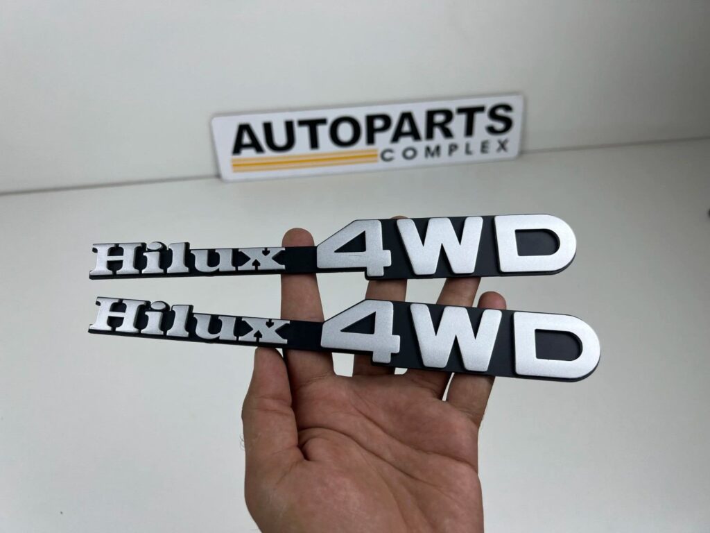 Hilux 1979 - 1983 4WD RN30 Ln40 RN36 fender badges pair (2)