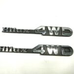 Hilux 1979 - 1983 fender 4wd badges OEM (1)