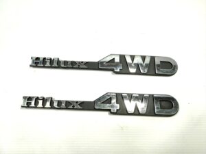 Hilux 1979 - 1983 fender 4wd badges OEM (1)