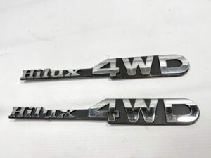Hilux 1979 - 1983 fender 4wd badges OEM (2)