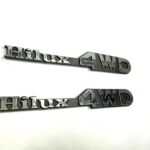 Hilux 1979 - 1983 fender 4wd badges OEM (3)
