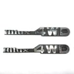 Hilux 1979 - 1983 fender 4wd badges OEM (4)