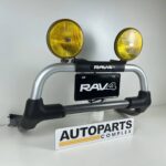 Toyota RAV4 1996 - 2000 Front Nudge Bar Bull Bar 52410-42020 w Yellow Fog Lights (10)