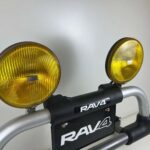 Toyota RAV4 1996 - 2000 Front Nudge Bar Bull Bar 52410-42020 w Yellow Fog Lights (13)