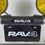 Toyota RAV4 1996 - 2000 Front Nudge Bar Bull Bar 52410-42020 w Yellow Fog Lights (14)
