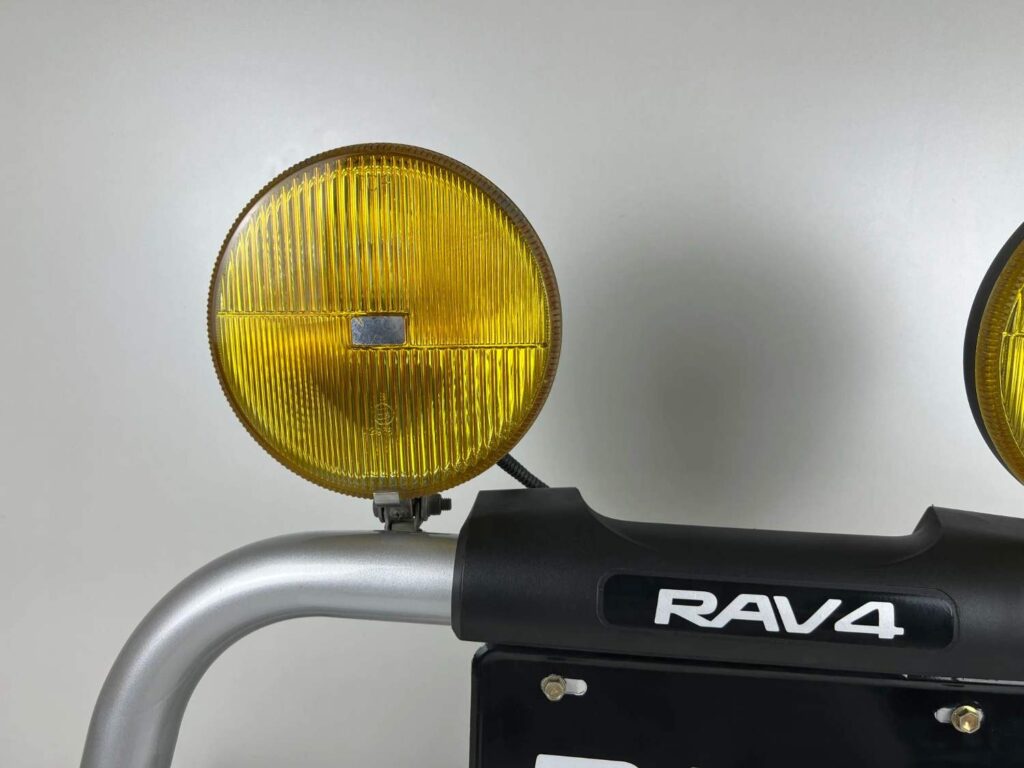 Toyota RAV4 1996 - 2000 Front Nudge Bar Bull Bar 52410-42020 w Yellow Fog Lights (4)