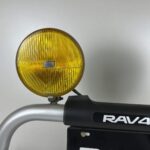 Toyota RAV4 1996 - 2000 Front Nudge Bar Bull Bar 52410-42020 w Yellow Fog Lights (4)