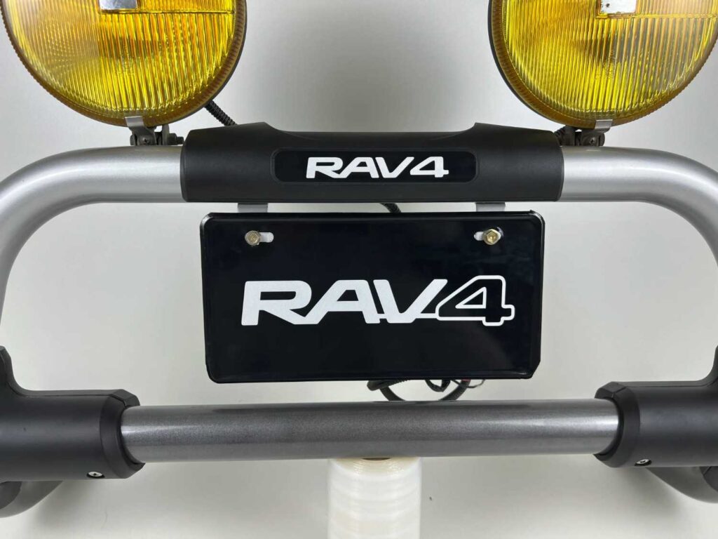 Toyota RAV4 1996 - 2000 Front Nudge Bar Bull Bar 52410-42020 w Yellow Fog Lights (5)