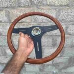 Authentic Vintage Nardi Classic Mahogany Wood Steering Wheel – Black Spokes (11)