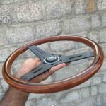 Authentic Vintage Nardi Classic Mahogany Wood Steering Wheel – Black Spokes (7)