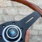 Authentic Vintage Nardi Classic Mahogany Wood Steering Wheel – Black Spokes (8)