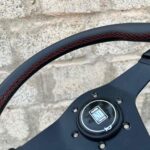Authentic all black Nardi Gara 3 Steering Wheel – Re-Stitched Black Leather (360mm) (8)