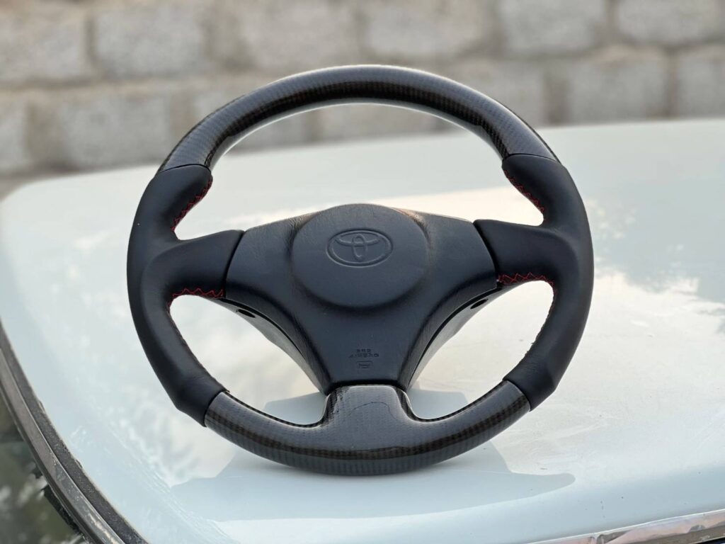Carbon Fiber Forged steering for Toyota SUPRA MK4, CELICA GT, JZA80, AE101 (7)